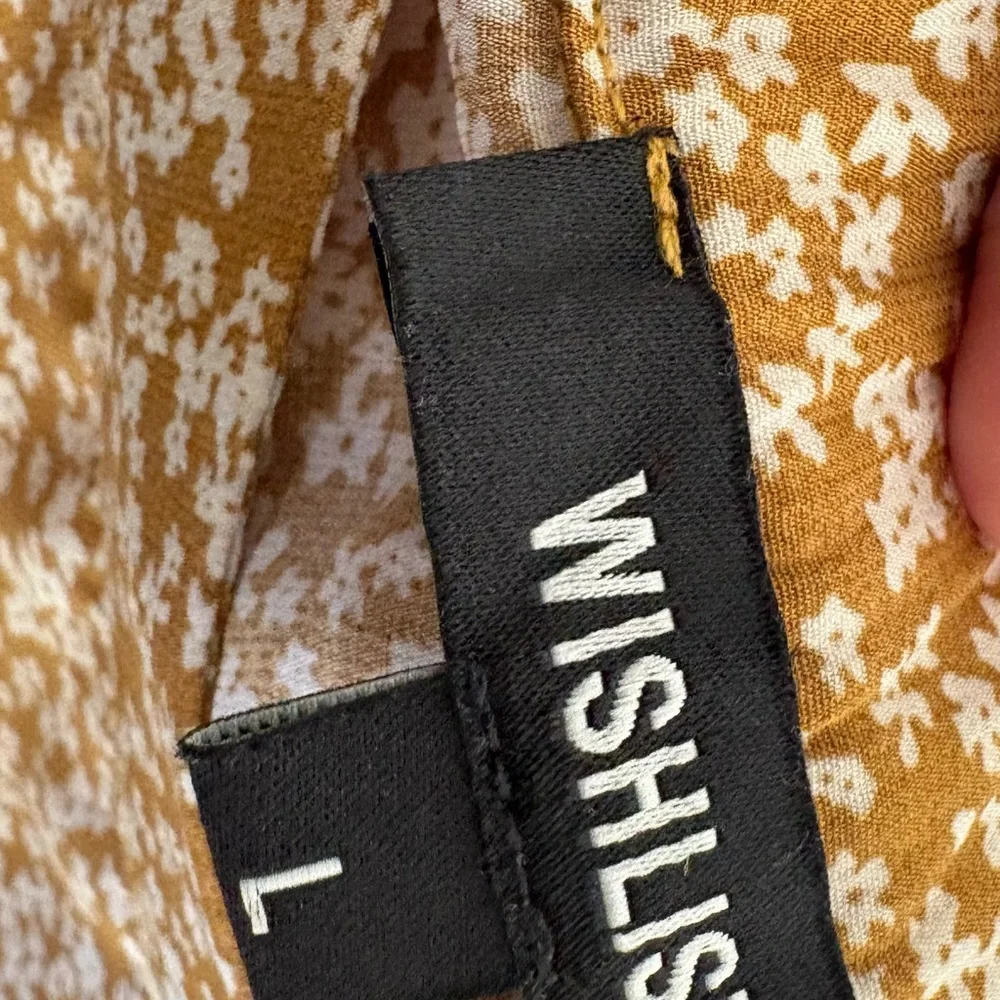 Wishlist by Bohme Floral Faux Wrap Midi Skirt Size Large NWOT - Picture 7 of 7